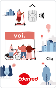 VOI Kartendesign der Ticket Plus City
