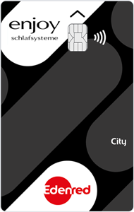 Die Ticket Plus City Karte mit Firmenlogo Enjoy Schlafsysteme