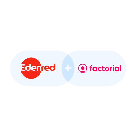 Grafik mit Edenred und Factorial als Kooperationspartner