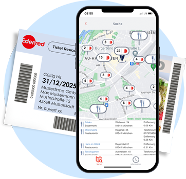 Verpflegungszuschuss und Edenred App