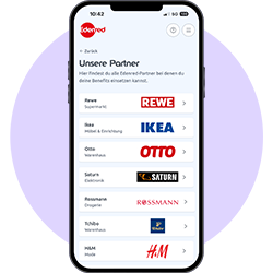 Digitale Edenred-Gutscheine als App