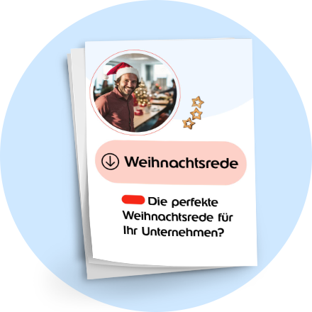 Die perfekte Rede für Weihnachten